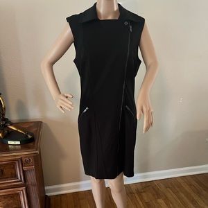 Black BEBE Zipper Dress. New with Tags